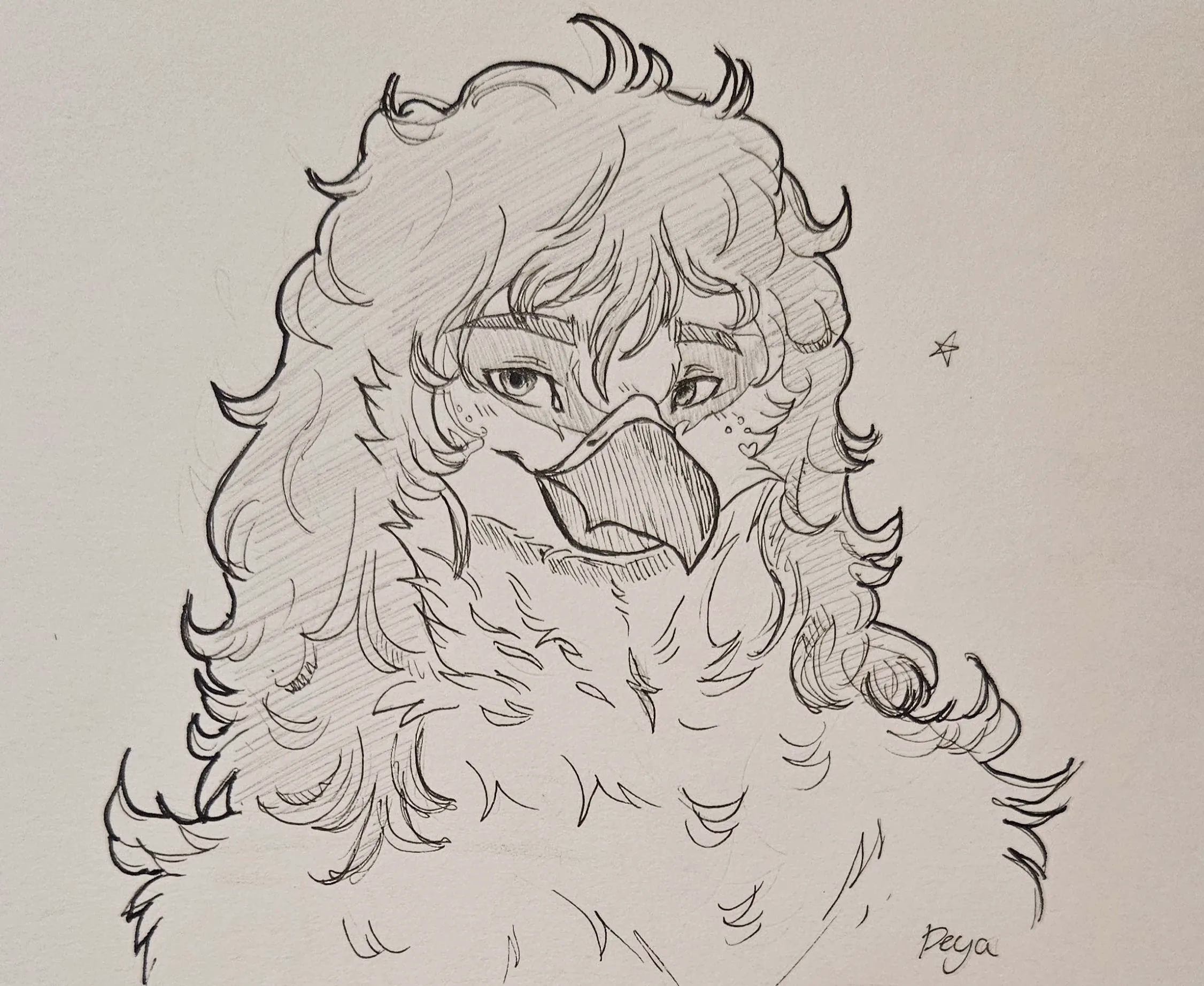 beautiful traditional headshot
							by deya