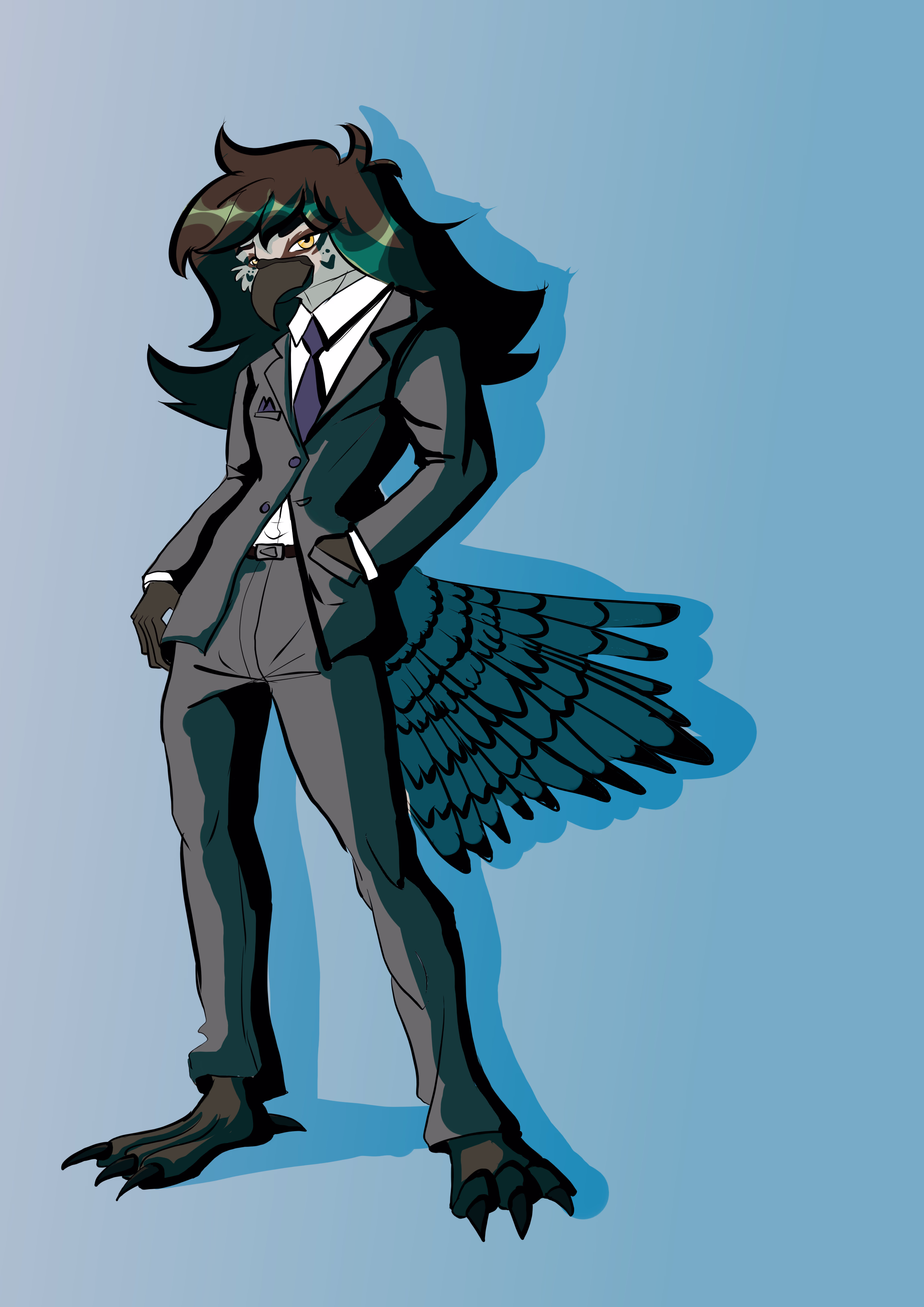 fresh woodrow in a suit